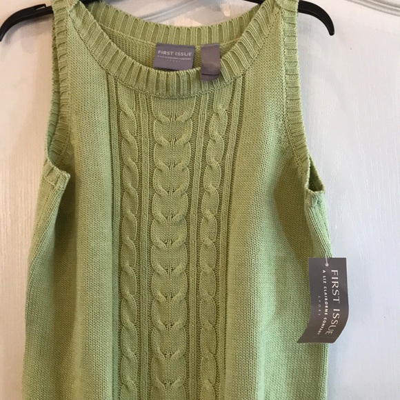 Classic First Issue Liz Claiborne Knitted Tank Top - Picture 4 of 6
